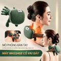Máy massage cổ vai gáy nhiệt hồng ngoại 3 chế độ mô phỏng bàn tay cao cấp