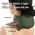 Máy massage cổ vai gáy nhiệt hồng ngoại 3 chế độ mô phỏng bàn tay cao cấp