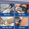 Máy mài dao kéo mini 2 đầu nhỏ gọn dùng điện tiện lợi