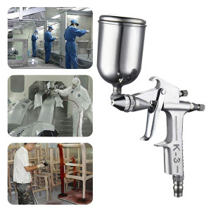 Dụng cụ phun sơn K3 200ml đầu béc 0.6mm dùng cho máy hơi, máy nén khí