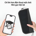 Ghế mini gấp gọn kiêm túi quai đeo tiện lợi cho các hoạt động ngoài trời, Màu đen