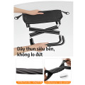 Ghế mini gấp gọn kiêm túi quai đeo tiện lợi cho các hoạt động ngoài trời, Màu đen