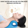 Gối massage cổ vai gáy công thái học cao su non thư giãn cột sống