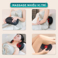 Gối massage cổ vai gáy nhiệt hồng ngoại Kingtech cao cấp