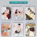 Gối massage cổ vai gáy nhiệt hồng ngoại Kingtech cao cấp