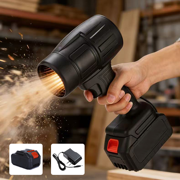 Máy thổi phản lực không dây động cơ cực mạnh kèm pin 10 cell