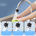 Đầu vòi rửa bát tăng áp 3 chế độ phun nước xoay 360 độ