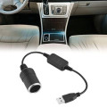 Cáp chuyển đổi USB 5V sang DC 12V tiện dụng cho ô tô