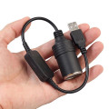 Cáp chuyển đổi USB 5V sang DC 12V tiện dụng cho ô tô