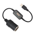 Cáp chuyển đổi USB 5V sang DC 12V tiện dụng cho ô tô
