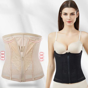Đai gen nịt bụng định hình dáng, co giãn 4 chiều, Màu đen - Size M 50-56kg