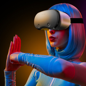 Kính thực tế ảo hỗ trợ phim 3D, VR chơi game hình ảnh rõ nét