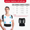 Đai chống gù cho nam nữ hỗ trợ cải thiện vóc dáng, Size L