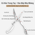 Kéo nhà bếp đa năng cắt gà, cắt cá thiết kế cộng lực mạnh mẽ