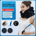 Gối hơi massage kéo giãn đốt sống 3 tầng, giảm đau nhức vai gáy