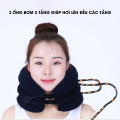 Gối hơi massage kéo giãn đốt sống 3 tầng, giảm đau nhức vai gáy