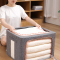 Hộp đựng quần áo đa năng gấp gọn tiết kiệm không gian, 24L Màu xám