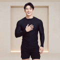 Bộ đồ bơi nam Mr Swim tay dài chống UV, quần đùi có dây rút, Size XL