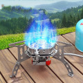 Bếp gas mini dã ngoại công suất lớn chân gấp chắc chắn