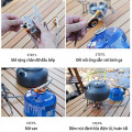 Bếp gas mini dã ngoại công suất lớn chân gấp chắc chắn