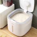 Thùng đựng gạo gia đình Ecoco chống ẩm cao cấp, 5kg - Xám