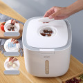 Thùng đựng gạo gia đình Ecoco chống ẩm cao cấp, 5kg - Xám