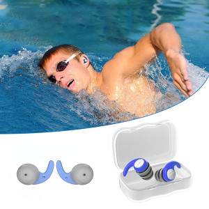 Nút bịt tai chống nước, giảm tiếng ồn khi ngủ, chất liệu silicone mềm