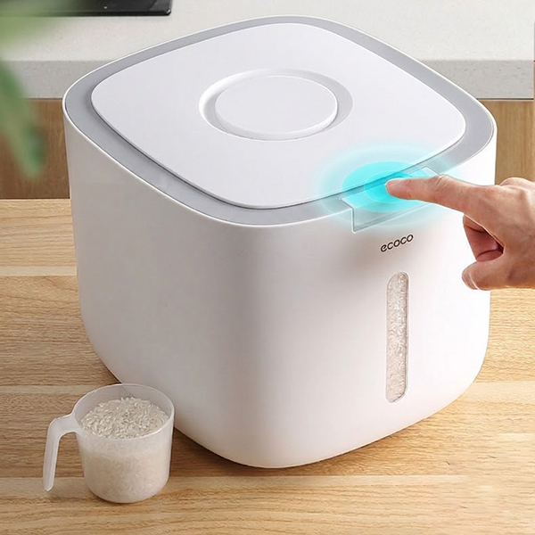 Thùng đựng gạo gia đình Ecoco chống ẩm cao cấp
