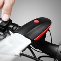 Đèn xe đạp có còi tích hợp sạc USB tiện lợi