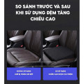 Đệm lót ghế lái ô tô 8cm chống xẹp, thoáng khí, dễ lắp đặt