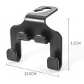 Set 4 móc treo đồ sau ghế ô tô 2 trong 1 tích hợp giá đỡ điện thoại