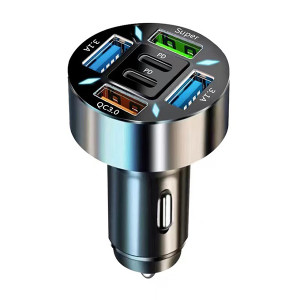 Tẩu sạc nhanh 66W QC3.1 4 cổng USB 12V 24V cho ô tô