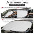 Tấm chắn nắng chống nóng kính lái ô tô 3 lớp dày dặn