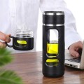 Bình thủy tinh 2 lớp giữ nhiệt 520ml kèm bộ lọc pha trà tiện lợi