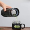 Bình thủy tinh 2 lớp giữ nhiệt 520ml kèm bộ lọc pha trà tiện lợi