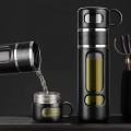 Bình thủy tinh 2 lớp giữ nhiệt 520ml kèm bộ lọc pha trà tiện lợi