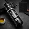 Bình thủy tinh 2 lớp giữ nhiệt 520ml kèm bộ lọc pha trà tiện lợi