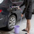 Dụng cụ bơm hút xăng, dầu, chất lỏng nhỏ gọn tiện lợi có nút dừng