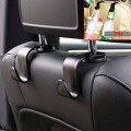 Bộ 4 móc treo đồ lưng ghế ô tô cao cấp phù hợp nhiều loại xe