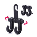 Móc 2S treo đồ sau ghế ô tô xoay 180 độ tiện lợi