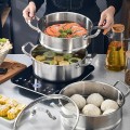Nồi hấp 2 tầng đa năng tiện lợi cho gia đình