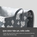 Túi đựng quần áo chăn màn size lớn có khoá kéo cao cấp