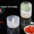 Máy xay mini tỏi ớt đa năng cầm tay 250ml cao cấp 
