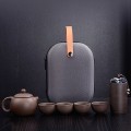 Bộ ấm pha trà tử sa cao cấp có túi đựng du lịch tiện lợi