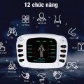 Máy massage xung điện 6 miếng dán 8 chế độ massage đa năng, Máy massage + 8 miếng dán