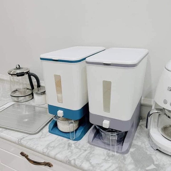 Thùng đựng gạo Việt Nhật cao cấp 12kg tiện lợi cho gia đình