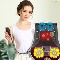 Gối massage cổ vai gáy hồng ngoại 16 bi dùng cho gia đình và trên ô tô