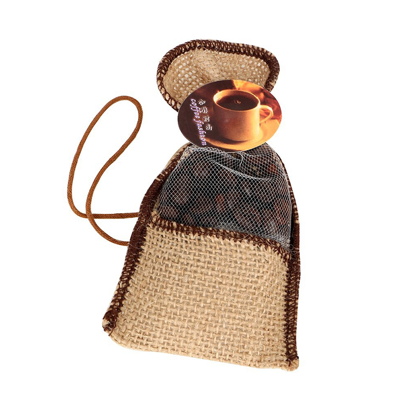 Túi thơm hạt cà phê treo xe ô tô, bàn làm việc, phòng ngủ, tủ quần áo 100g