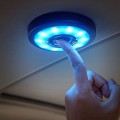 Đèn led dán trần xe ô tô, trang trí nhà cửa nhấn giữ để đổi màu tiện lợi