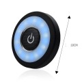 Đèn led dán trần xe ô tô, trang trí nhà cửa nhấn giữ để đổi màu tiện lợi